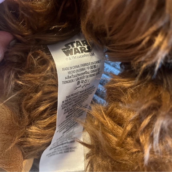Disney Star Wars Chewbacca Big feet Plush New - Picture 9 of 10